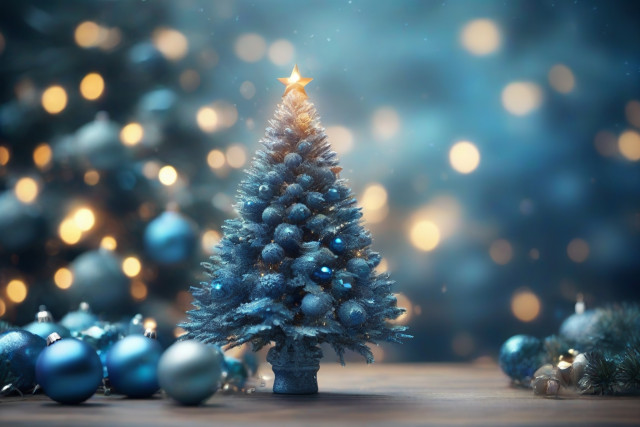 🔥Christmas Tree Winter Background For Desktop Wallpapers | PngBackground
