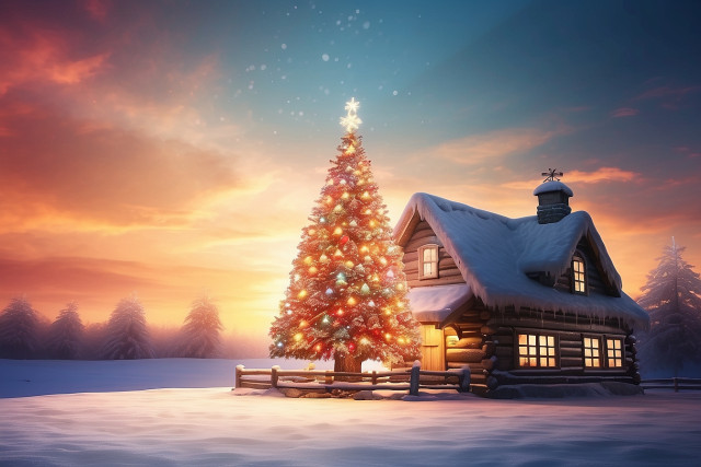 🔥Merry Christmas Tree Wallpapers HD For Desktop Images Download Free ...