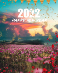 2022 Happy New Year CB Background For Picsart Photoshop Editing