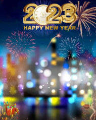 2023 Happy New Year Hd Backgrounds For CB Editing