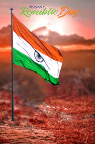 26 January Flag Background For Editing Picsart & Photoshop