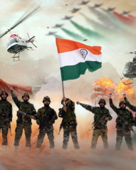 Army 26th January Republic Day Photo Editing Background For Picsart & CB