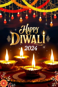 Cover Photo of Deepawali Editing Background