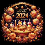 🔥Celebration New Year 2024 Wishes Photo For Whatsapp Status DP ...