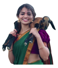 Download Indian Model Girl PNg With Goat Free Photo