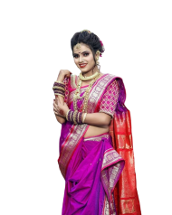 Girl PNG In Saree Transparent Background Full HD Free