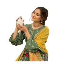 Girl WIth Peasion Clipart Transparent PNG Image