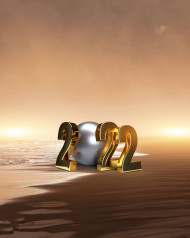 Golden Happy New year 2022 Cb Background Picsart