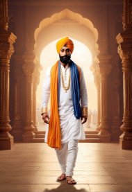 Guru Govind Singh Jayanti Mobile Screen Background HD Editing