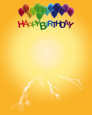 Happy Birthday 4k Images With Beautiful Text Free Yellow WAllpaper
