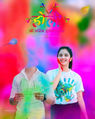 Cover Photo of Holi Without Head Background