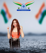 Happy Independence Day Editing New Background For CB Picsart Girl