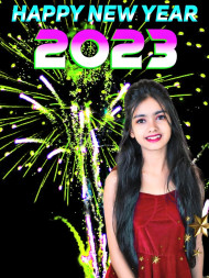 Happy New Year 2023 Editing CB Background Girl