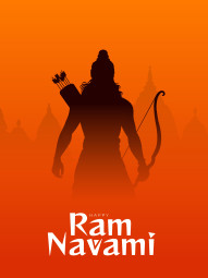 Happy Ram Navami HD Free Wallpaper For Editing Image