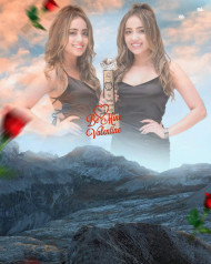 Happy Valentine's Day PicsArt Photo Editing Background With Girls