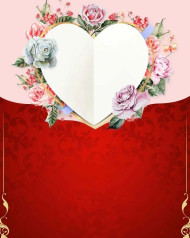 Heart Photo Editing HD Background For Photoshop