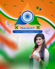 Independance Day 15 August Cb Background Girl Images