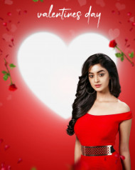 Love Valentine's Day Picsart Background HD Red Dress