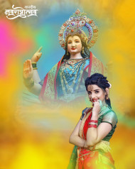 Maa Durga Puja Background For Cb Photoshop Photo Editing With Girl New