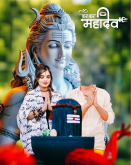 Mahadev Sawan Photo Editing Background Image HD