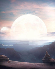 Moon Viral Editing Photo Background Download