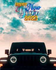 New Year Photoshop Editing Background 2023