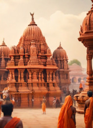 Ram Janm Bhumi Ayodhya lord Ram Mandir CB Background Full HD