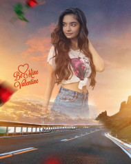 Romantic Girl Valentine Day CB Background Download Free