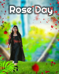 Rose Day Photo Editing Background For Picsart Valentine Girl HD