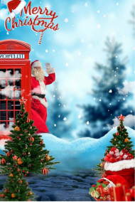 Santa Claus Christmas Day Editing Background Full HD For Photo Editing