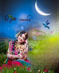 Shree Krishna Janmashtami CB Editing New Free Pics Backgrounds