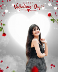 Snapseed Valentine's Day CB Background With Girls HD New