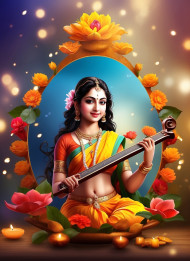 Cover Photo of Vasant Panchami Background Images